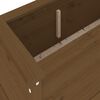 vidaXL Garden Raised Bed Honey brown Solid pine wood Medium Durable