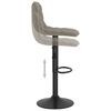 vidaXL Bar Stool Set of 2 Light Grey