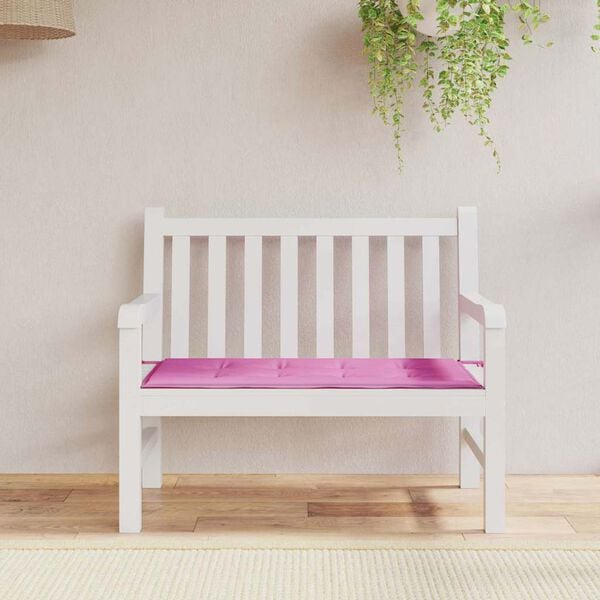 vidaXL Garden Bench Cushion Pink 47.2" x 19.7" x 1.6" Oxford Fabric
