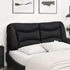 vidaXL Headboard Cushion Black