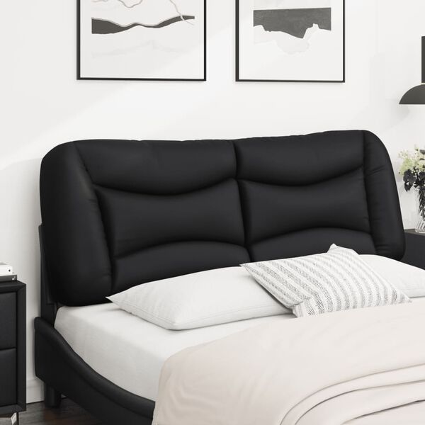 vidaXL Headboard Cushion Black