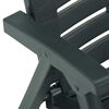 vidaXL Bistro Set Green Plastic Foldable Bistro Set Rectangular