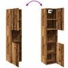 vidaXL Bathroom Hanging Cabinet Old wood Engineered wood Medium