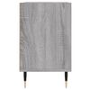 vidaXL TV Cabinet Grey Sonoma Engineered wood, Iron