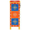 vidaXL Hand Painted Sideboard 23.6"x11.8"x29.5" Solid Mango Wood