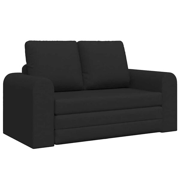 vidaXL Sofa Bed Black 148 x 71 x 83 cm fabric