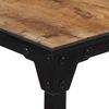 vidaXL Outdoor Bar Table Natural wood and black