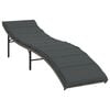 vidaXL Sun Lounger Grey
