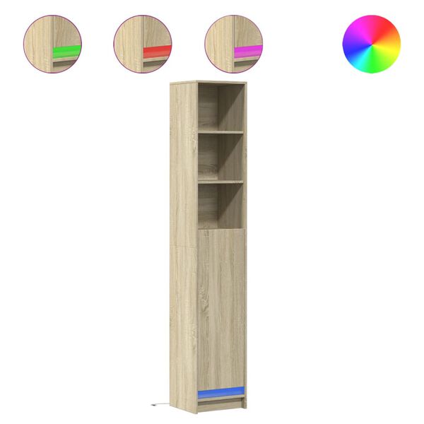 vidaXL Sideboard Sonoma oak Engineered wood Medium Sideboard