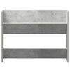 vidaXL Wall Shoe Cabinets 2 pcs Concrete Gray 31.5"x7.1"x23.6" Engineered Wood