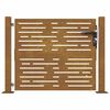 vidaXL Garden Gate 39.4x29.5" Corten Steel Square Design