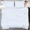 vidaXL Duvet Cover Set White Microfiber (100% polyester) 78.7 x 78.7 in