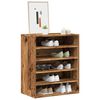 vidaXL Shoe Cabinet Old Wood Engineered Wood Medium Shoe Cabinet