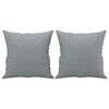 vidaXL 3-seater Sofa Light Grey Fabric (100% polyester), metal, textilene