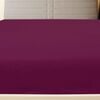 vidaXL Jersey Fitted Sheet Set of 2 Bordeaux 100% cotton 35.4 x 79 in