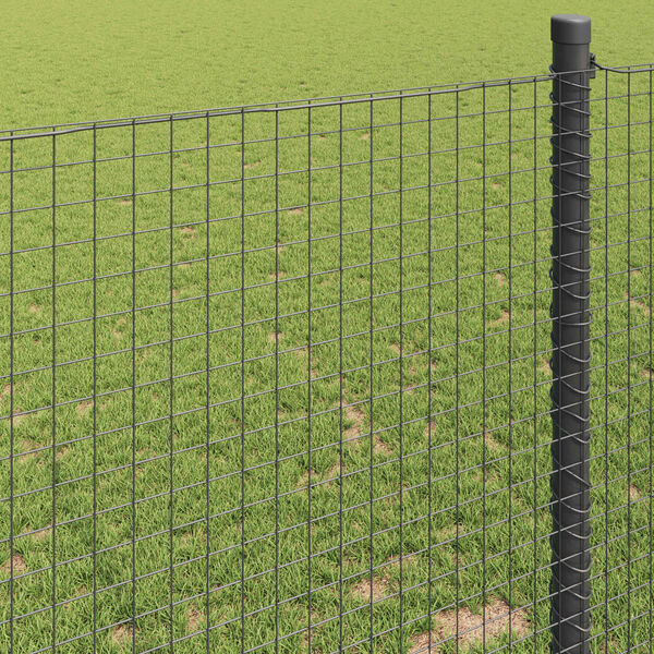 vidaXL Welded Wire Fence Green 2.6'x 82'