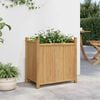 vidaXL Planter Natural Bamboo Bamboo Medium Decorative Inlays