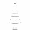 vidaXL Metal Christmas Tree for Decoration Black 70.9"