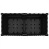 vidaXL Raised Bed Black Polypropylene Medium Durable Raised Bed