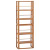 vidaXL Shelving Unit Natural teak Solid teak wood Medium
