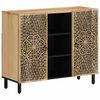 vidaXL Side Cabinet 35.4"x13"x29.5" Solid Wood Mango