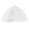 vidaXL Mosquito Net Mongolia with Doors 220 Mesh White 78.7x47.2x51.2"