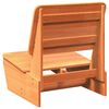 vidaXL Garden Chair Wax Brown Solid Pine Wood Standard Sturdy