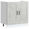 vidaXL Sink Base Cabinet Concrete Grey Engineered Wood Large