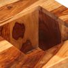 vidaXL Coffee Table Unique Natural Wood Grains Solid Acacia Wood Small