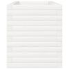 vidaXL Garden Planter White Solid pinewood 35.4 x 15.7 x 17.9 in