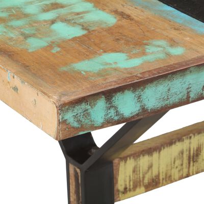 vidaXL Dining Table 63"x31.5"x29.9" Solid Reclaimed Wood