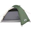 vidaXL Camping Tent Dome 4-Person Green Waterproof
