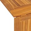 vidaXL Garden Table Natural Teak Solid Teak Wood Medium Foldable