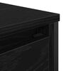 vidaXL Bathroom Basin Cabinet Black Engineered wood, steel