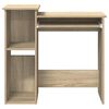 vidaXL Desk Sonoma Oak Engineered Wood 33.1 x 15.7 x 30.7 in Desk