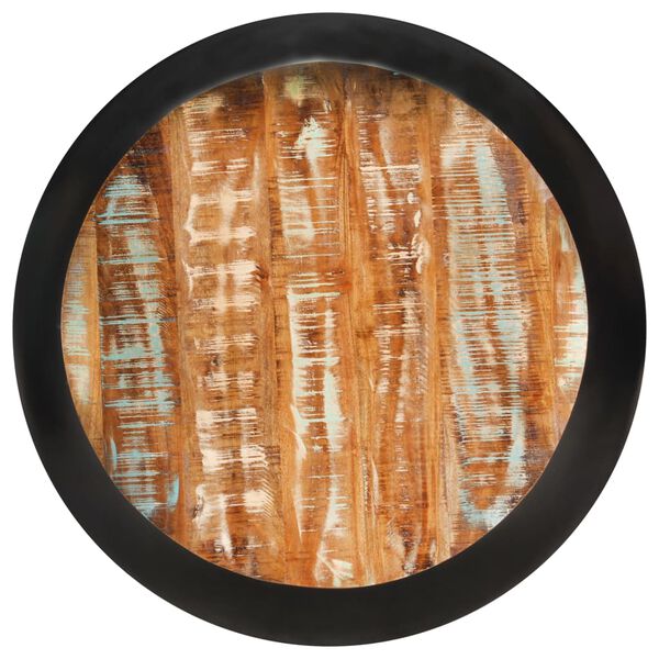 vidaXL Coffee Table Mixed color, black Solid reclaimed wood, iron