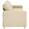 vidaXL Sofa Cream 87.01 x 30.71 x 31.50 in Fabric