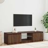 vidaXL TV Cabinet brownoak 140 x 40 x 36 cm Engineered wood