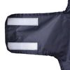 vidaXL Dog Raincoat Navy Blue Polyester 2XL Water-resistant materials