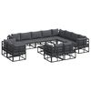 vidaXL Garden Sofa Set with Cushion 13 pcs
