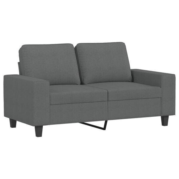 vidaXL Sofa Set Dark Grey Fabric (100% polyester), metal, textilene, plywood