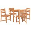 vidaXL Garden Dining Set Teak Solid teak wood Medium