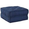 vidaXL Modular Sofa Indigo 27.56 x 27.56 x 14.17 in Fabric