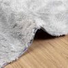 vidaXL Shaggy Rug Silver Grey Polyester 63 x 90.6 in Shaggy Rug