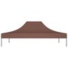 vidaXL Party Tent Roof 14.8'x9.8' Brown 0.9 oz/ft²