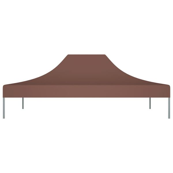vidaXL Party Tent Roof 14.8'x9.8' Brown 0.9 oz/ft²
