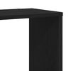 vidaXL TV Cabinet Set Wall-mounted Black Oak 39.37 x 9.45 x 49.02 in