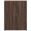 vidaXL File Cabinet Brown Oak Engineered Wood Medium File Cabinet