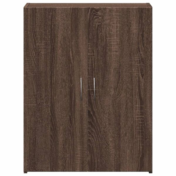 vidaXL File Cabinet Brown Oak Engineered Wood Medium File Cabinet