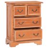 vidaXL Chest of Drawers Solid Mahogany Wood